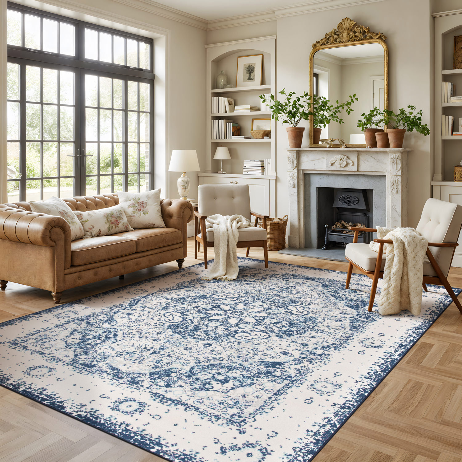 Three Posts™ Barlow Machine Woven Oriental Area Rug & Reviews